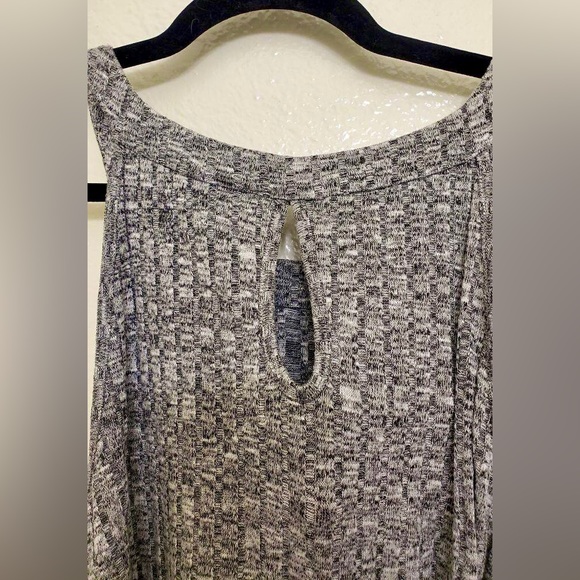 Torrid High Neck Strap Top, Grey Tweed Style - Like New - Picture 3 of 4